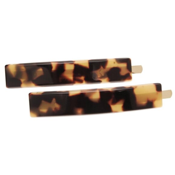 Bobby Pins Pair Cellulose Acetate Classic Handmade Hair Styling Accessories main image 4